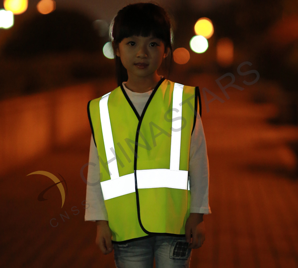 Safety vest guarantees pedestrians safety