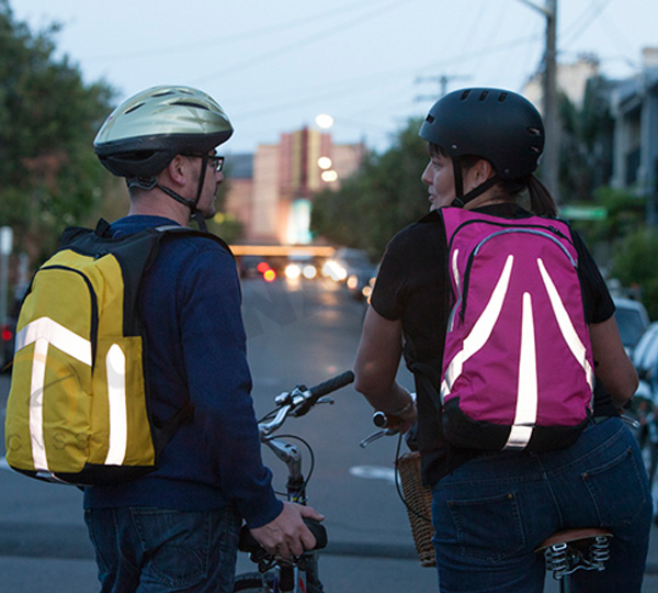 Exercise in safety vest in Fall