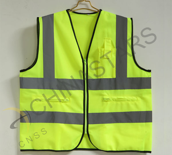 Truck drivers are required to wear high visibility clothing