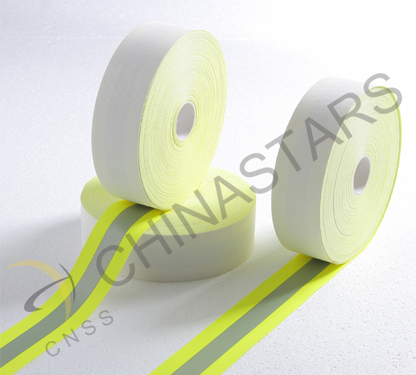 Solution for reflective warning tape