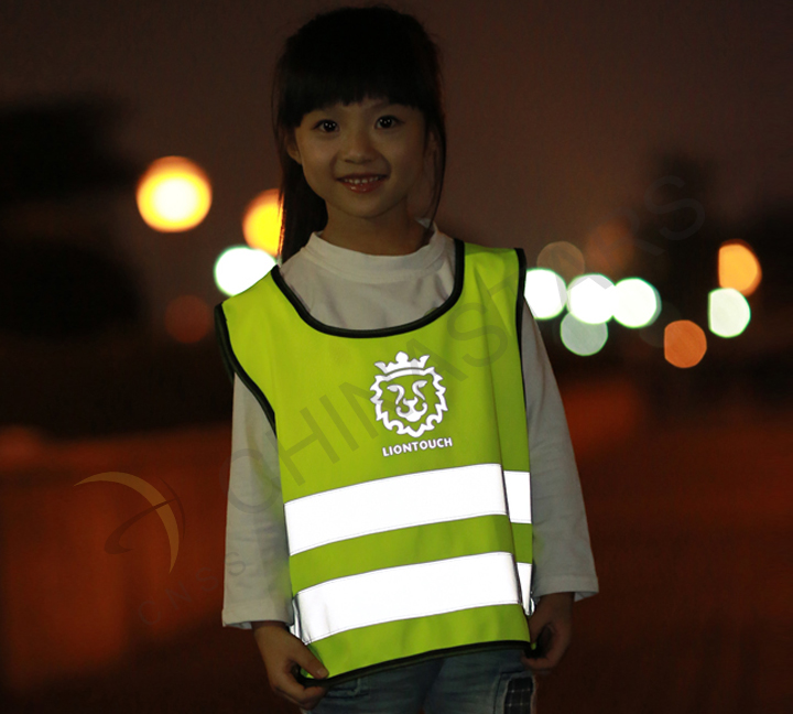 A tiny reflective vest, a safer situation