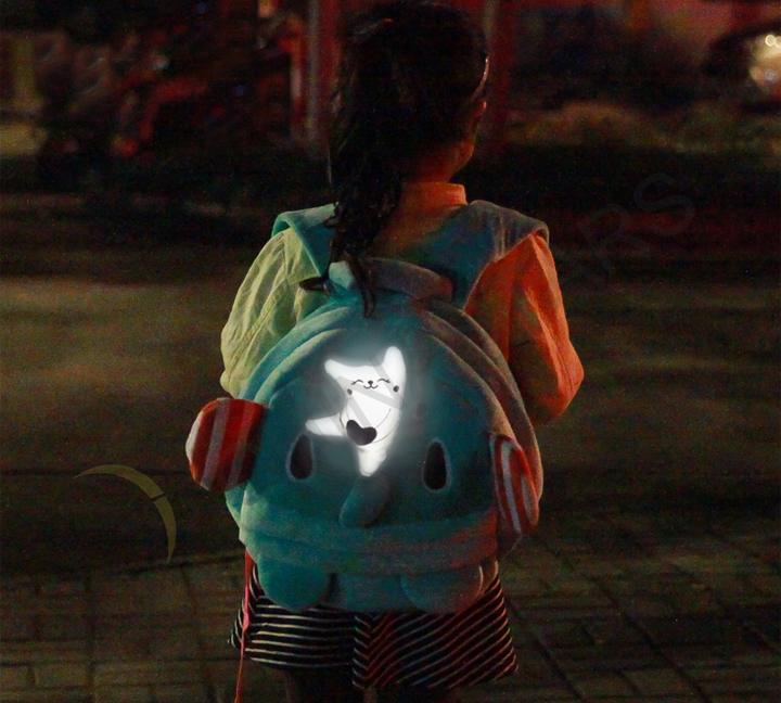 Reflective vest makes students more secure