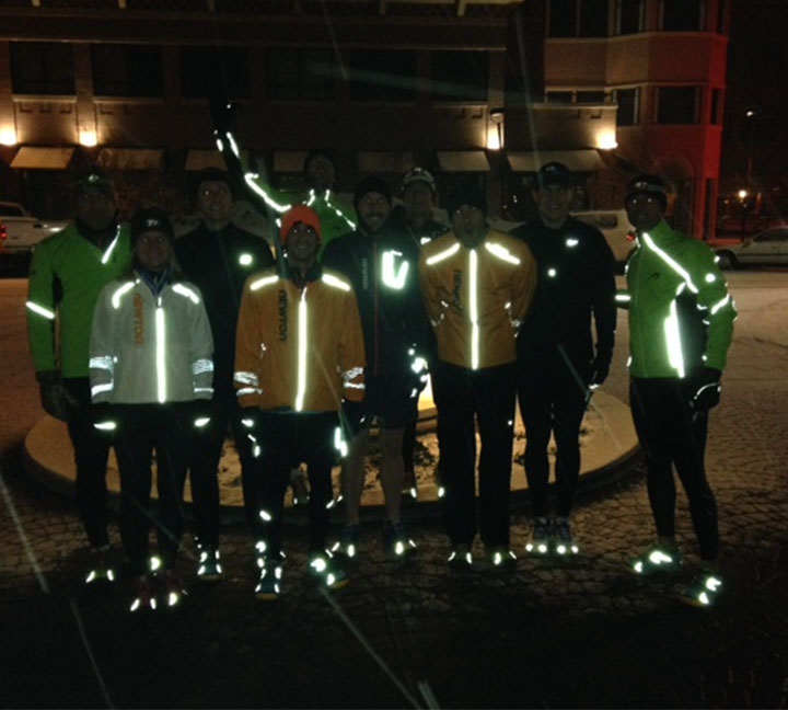 Reflective element assure the safety of riding people