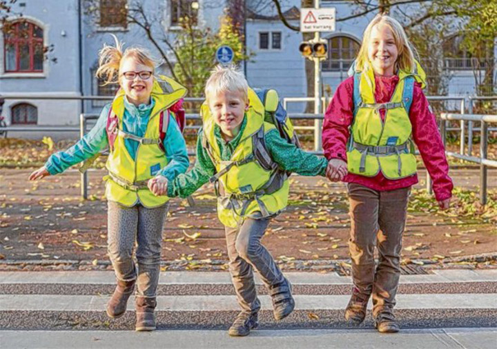 Always Go Home with a safety vest