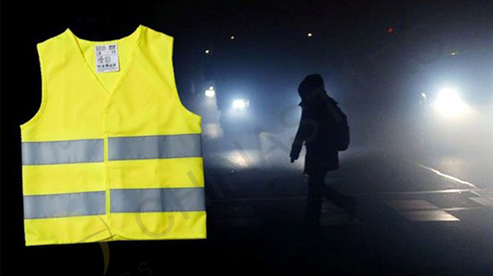 Wearing a safety vest when you have to be a pedestrian