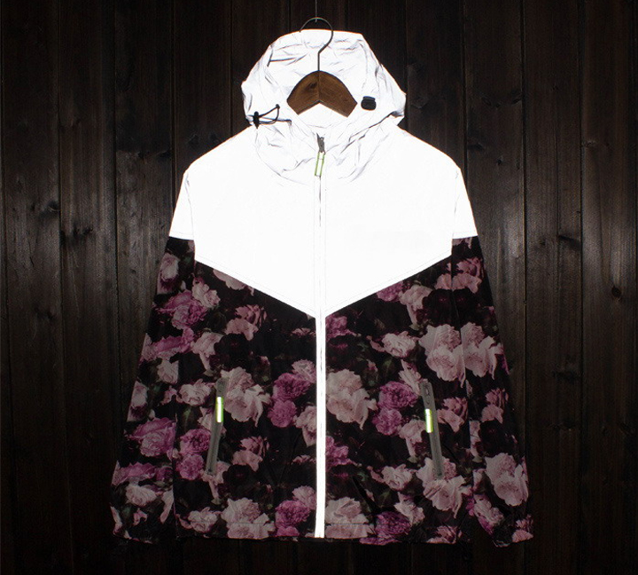 Reflective riding jacket of different city design