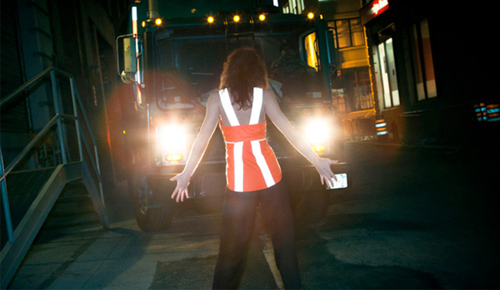 Reflective material can protect people from danger