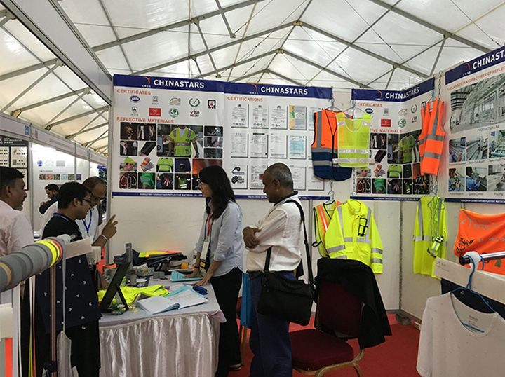 Chinastars reflective material show