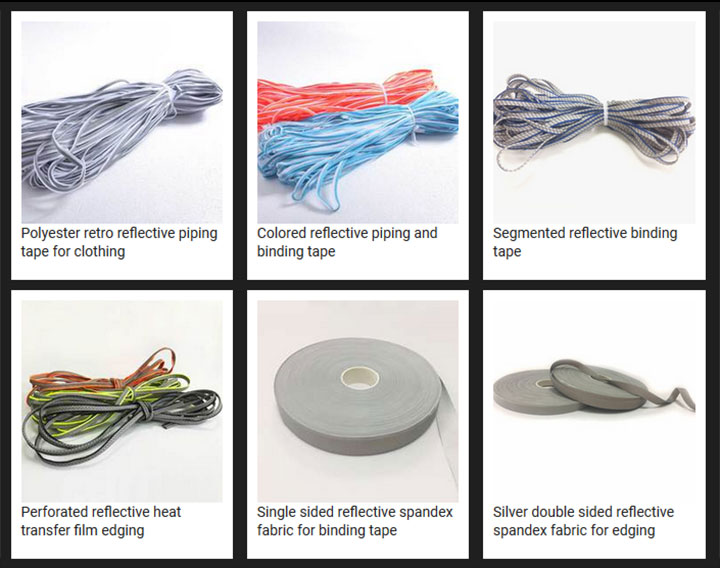Variety Reflective Piping for your choose