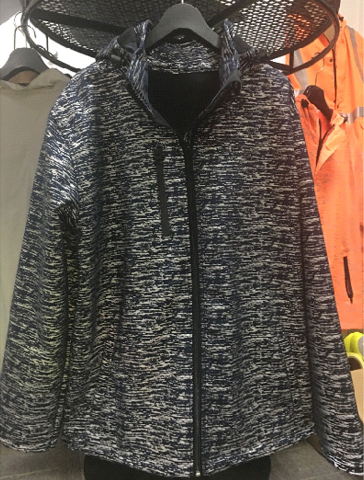 Reflective printing fabric and heat transfer film