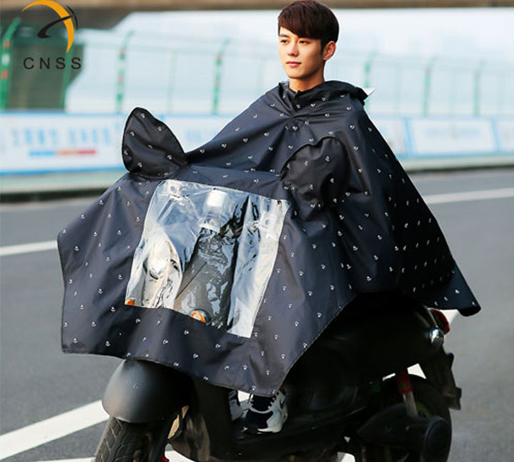 Reflective raincoat for sharing bicycles