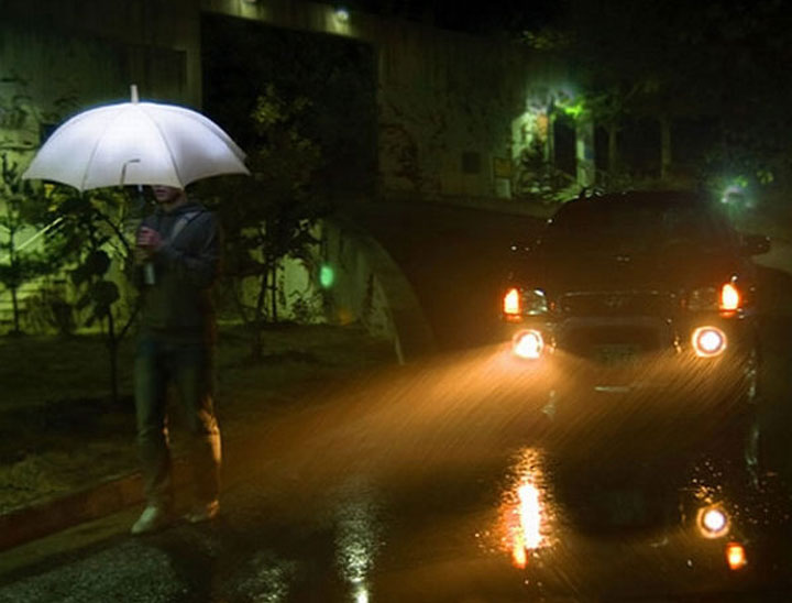 reflective raincoat