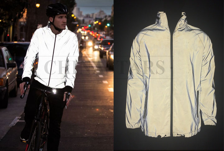silver reflective fabric