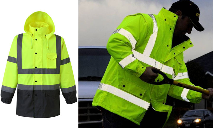 High visibility clothing