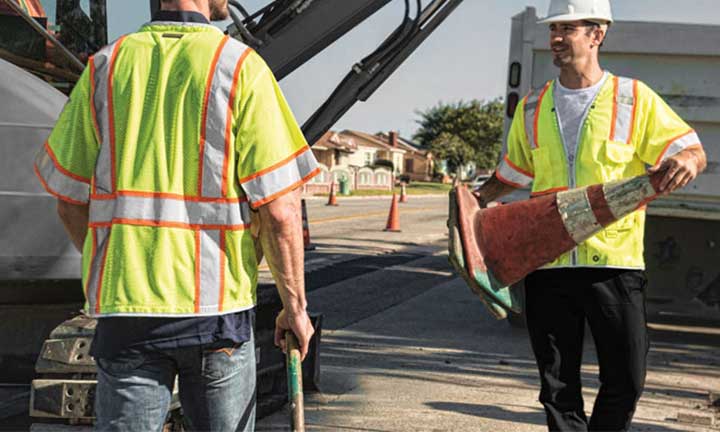 Reflective Safety Vests For Roadside Workers