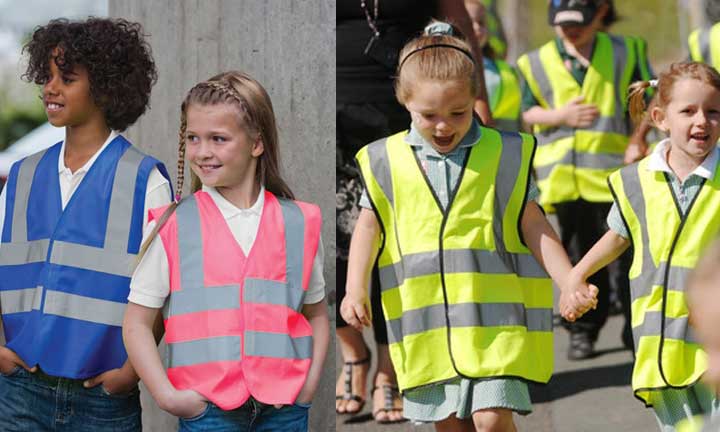 REFLECTIVE VEST MAKES STUDENTS SAFER