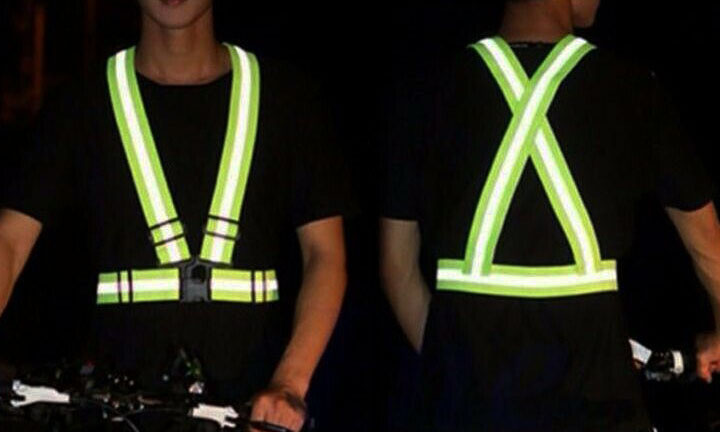 High visibility vest be seen everywhere