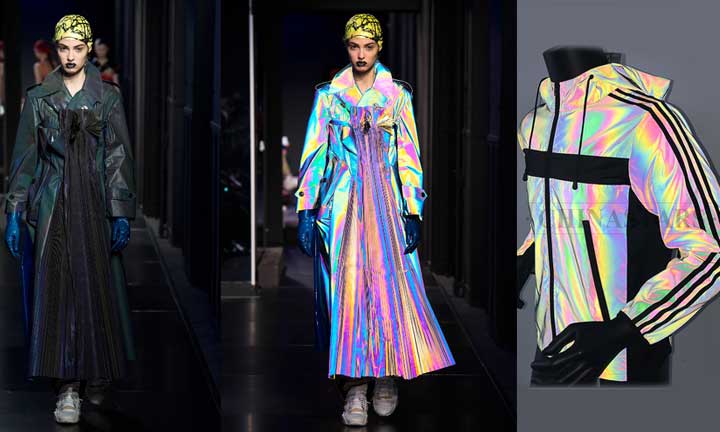 How do reflective fabrics come into fashion 