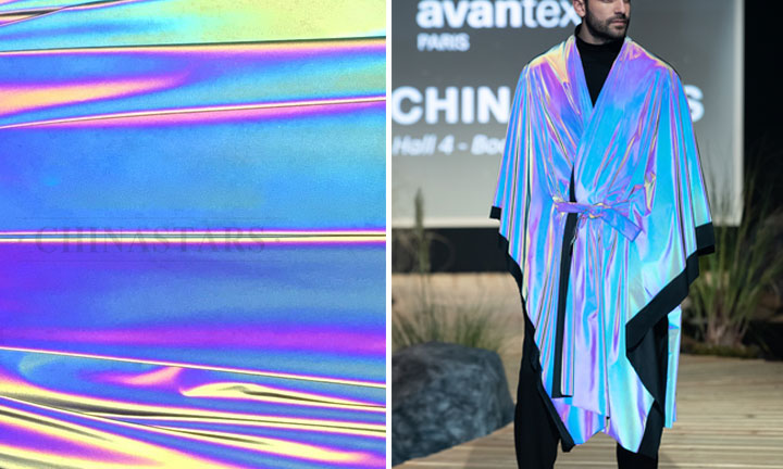 iridescent reflective fabric 