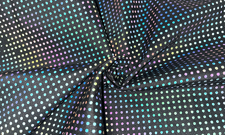 rainbow printing reflective fabric