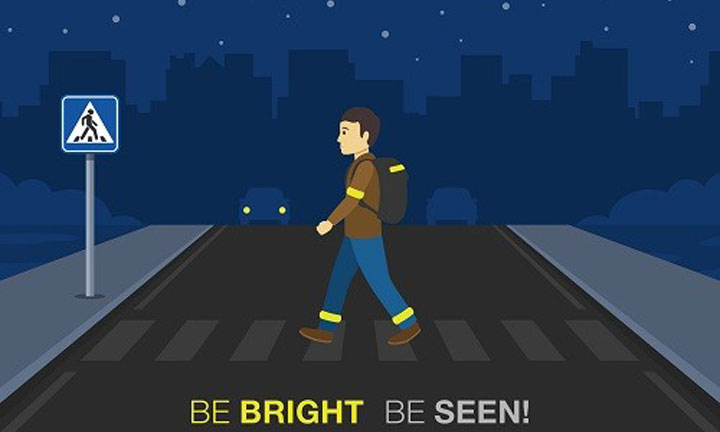 Be visible on the road