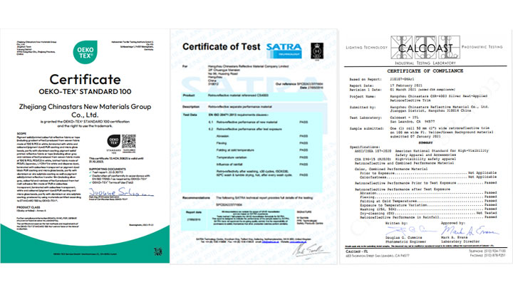 certificação de vinil refletivo por transferência de calor