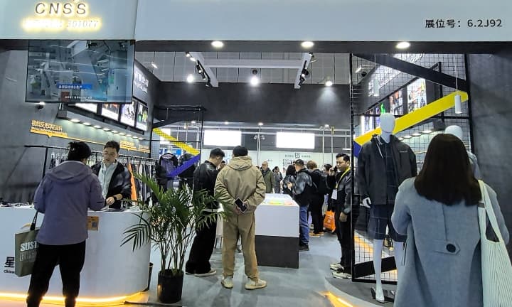 Intertextile Shanghai 2026 Chinastars busy booth