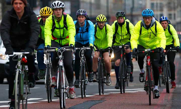What equipment is required for cyclists