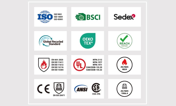 Chinastars' certificates of our reflective products