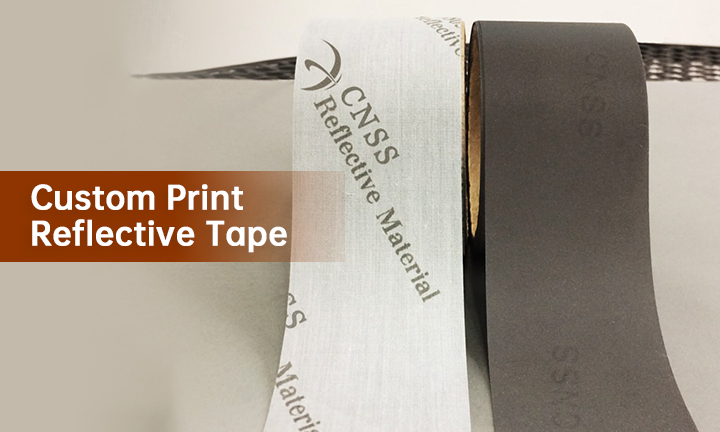 custom print logo on the reflective tape