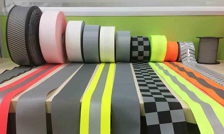 Polyester/TC reflective tape for clothing