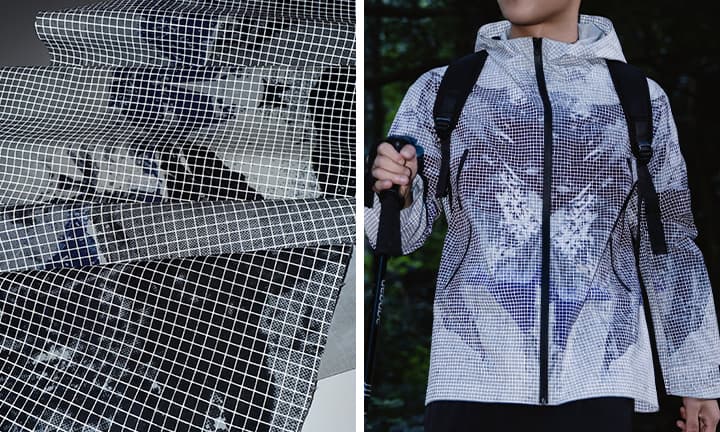 Woven Reflective Print Fabric Bright and Durable