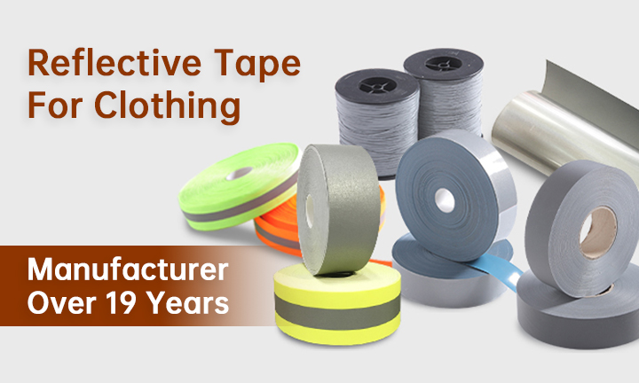 Reflective tape for clothing manufacturer
