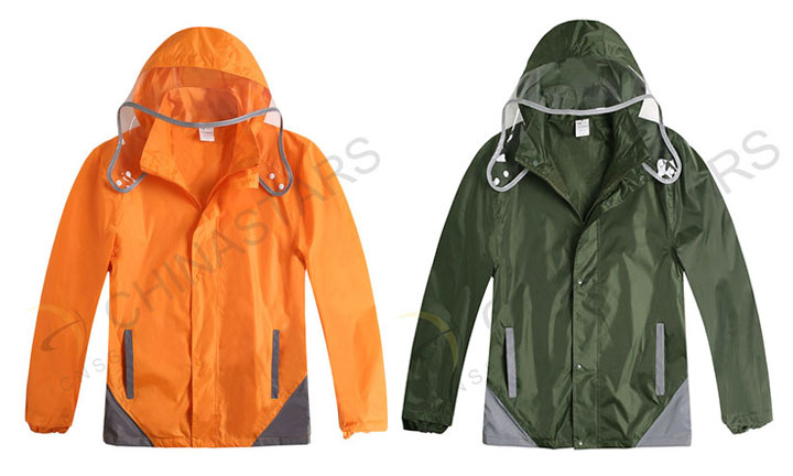 reflective raincoat